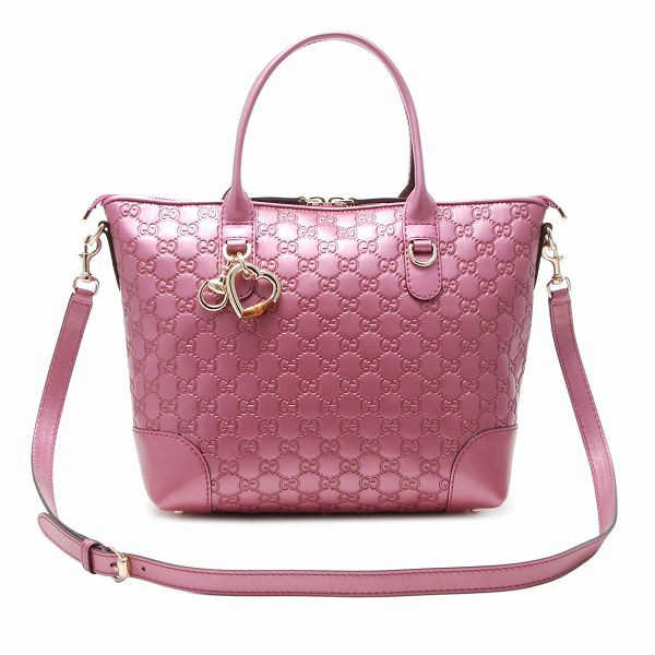 Authentic Gucci HeartBit Rose Guccissima Handle Bag 269957